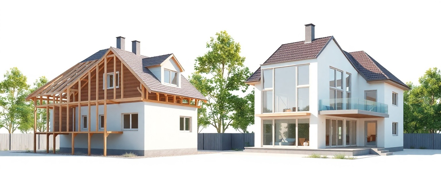 Primerjava montažne hiše roh bau in na ključ