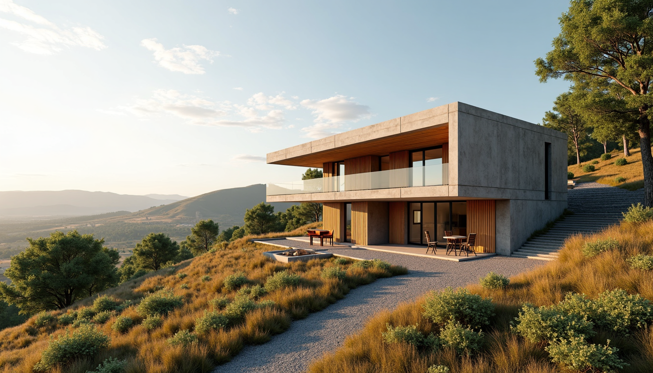 Montažna hiša v fazi roh bau na Primorskem s pogledom na vinograde in Jadransko morje. Roh bau montažna hiša na sončnem griču na Primorskem med vinogradi.