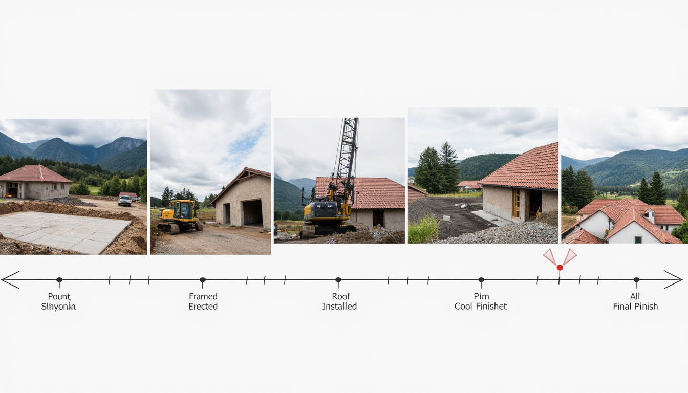 Rok gradnje roh bau montažna hiša — faze gradnje od temeljev do vselitve Rok gradnje roh bau montažna hiša — faze gradnje od temeljev do vselitve